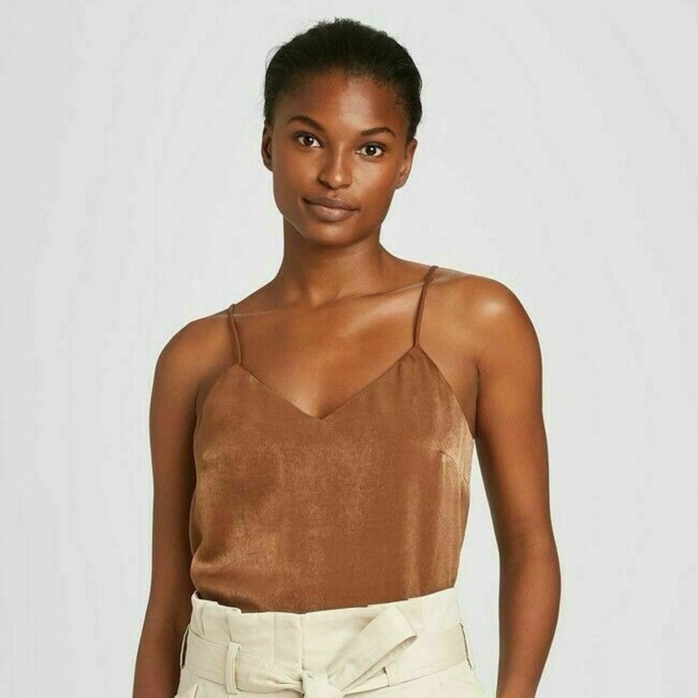 PROLOGUE Bronze Strapless Camisole Top in Women’s Small
